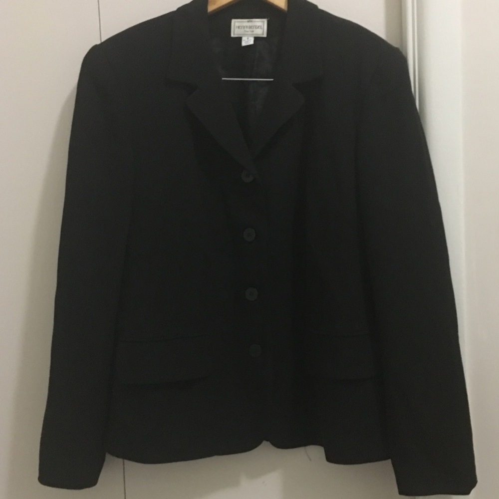 Black Henri Bendel Blazer